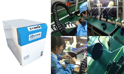 吸除車間焊錫煙塵異味的不耗材煙霧凈化器